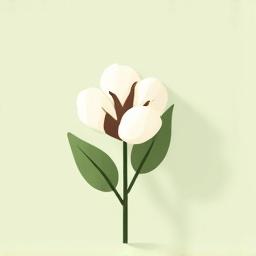 Icono de una planta de algodón